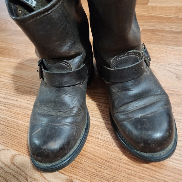 Frye Moto Boots size 6.5/7 - Picture 2 of 6